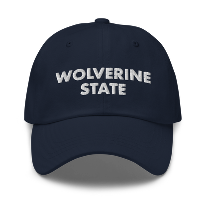 Michigan 'Wolverine State' Dad Hat (Geometric Sans Font)