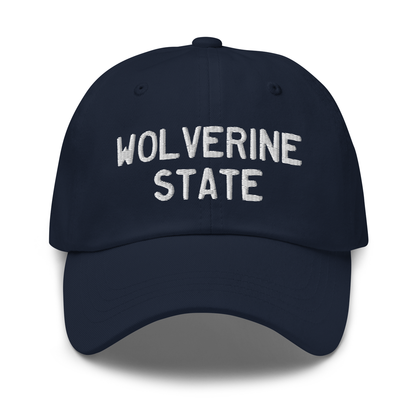 Michigan 'Wolverine State' Dad Hat (Licence Plate Font)