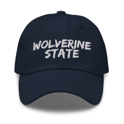 Michigan 'Wolverine State' Dad Hat (Angry Brush Font)