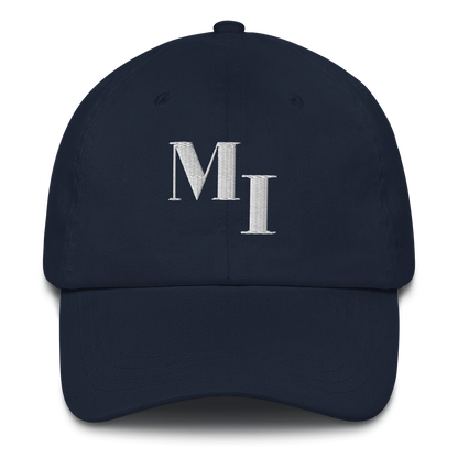 Michigan 'MI' Dad Hat (Didone Logotype)