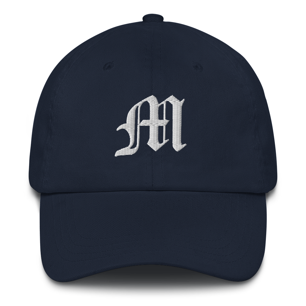 Old English 'M' Dad Hat (w 'Michigan' Back Design)