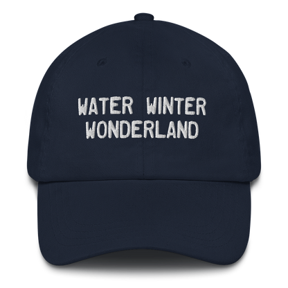 Michigan 'Water Winter Wonderland' Dad Hat (Licence Plate Font)