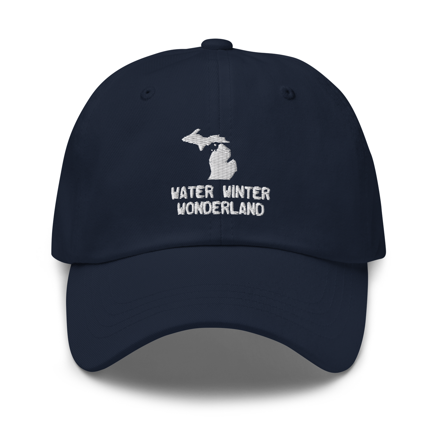 'Water Winter Wonderland' Dad Hat (w/ Michigan Outline)