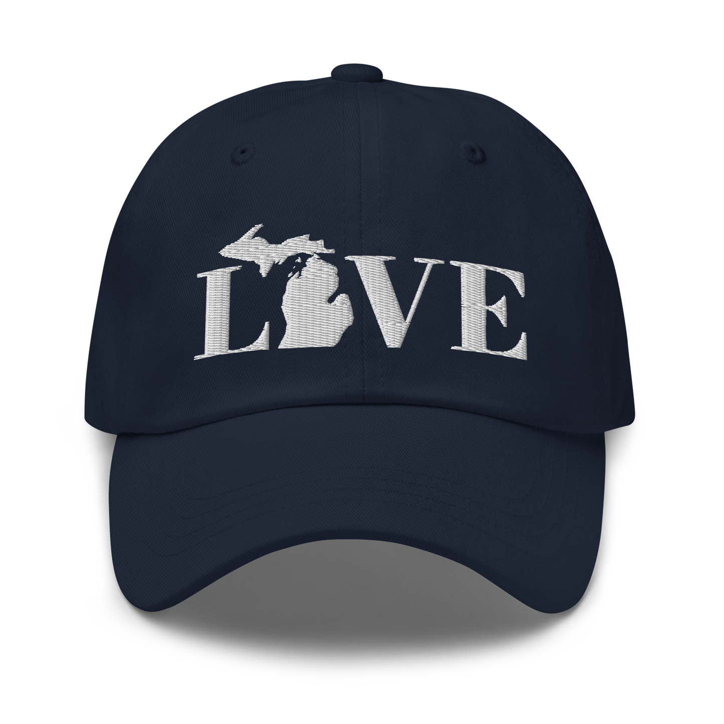 Michigan 'Love' Dad Hat (Didone Font)