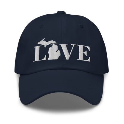 Michigan 'Love' Dad Hat (Didone Font)