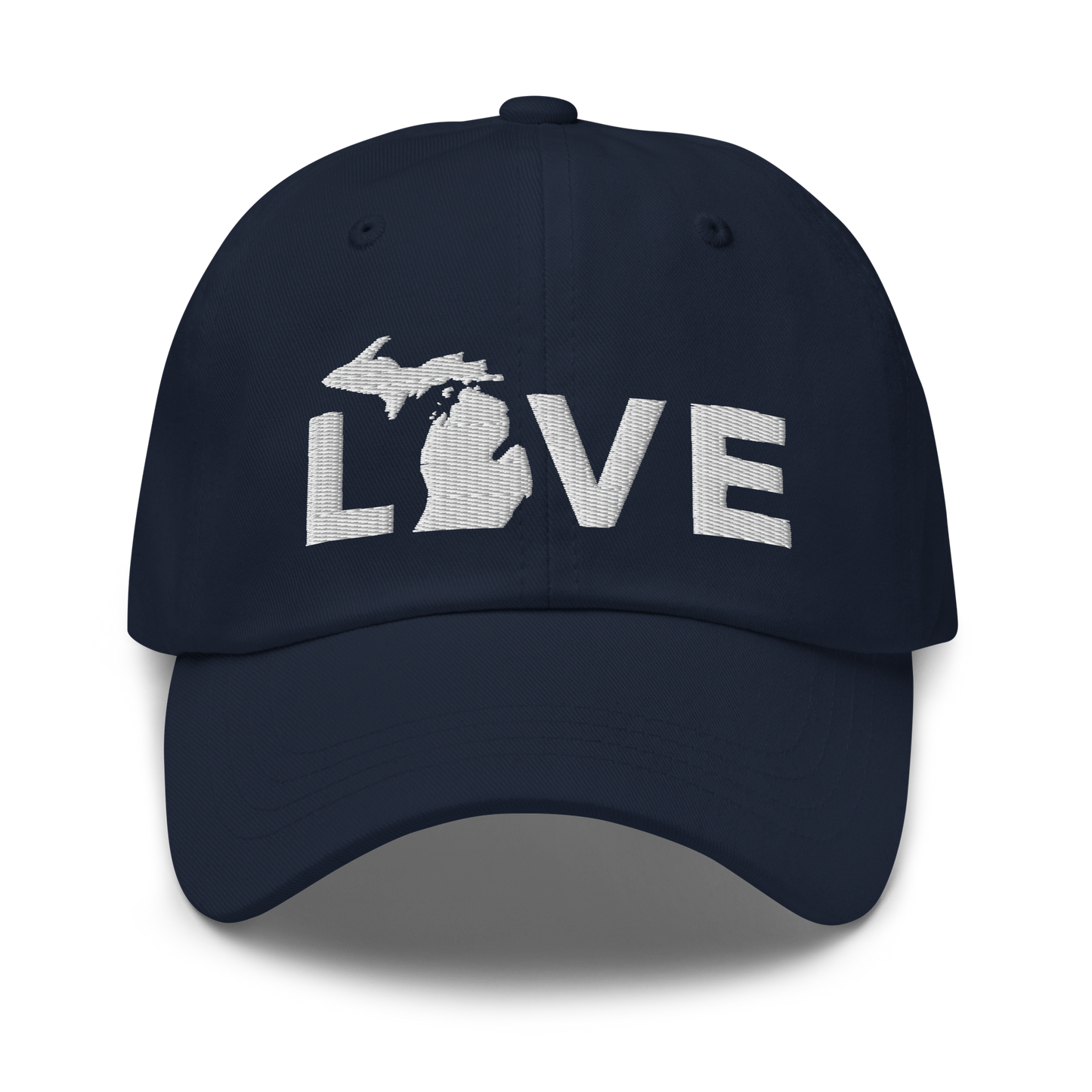 Michigan 'Love' Dad Hat (Geometric Sans Font)