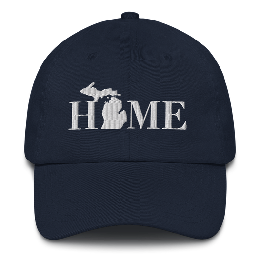 Michigan 'Home' Dad Hat (Didone Font)