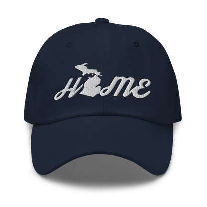 Michigan 'Home' Dad Hat (Script Font)