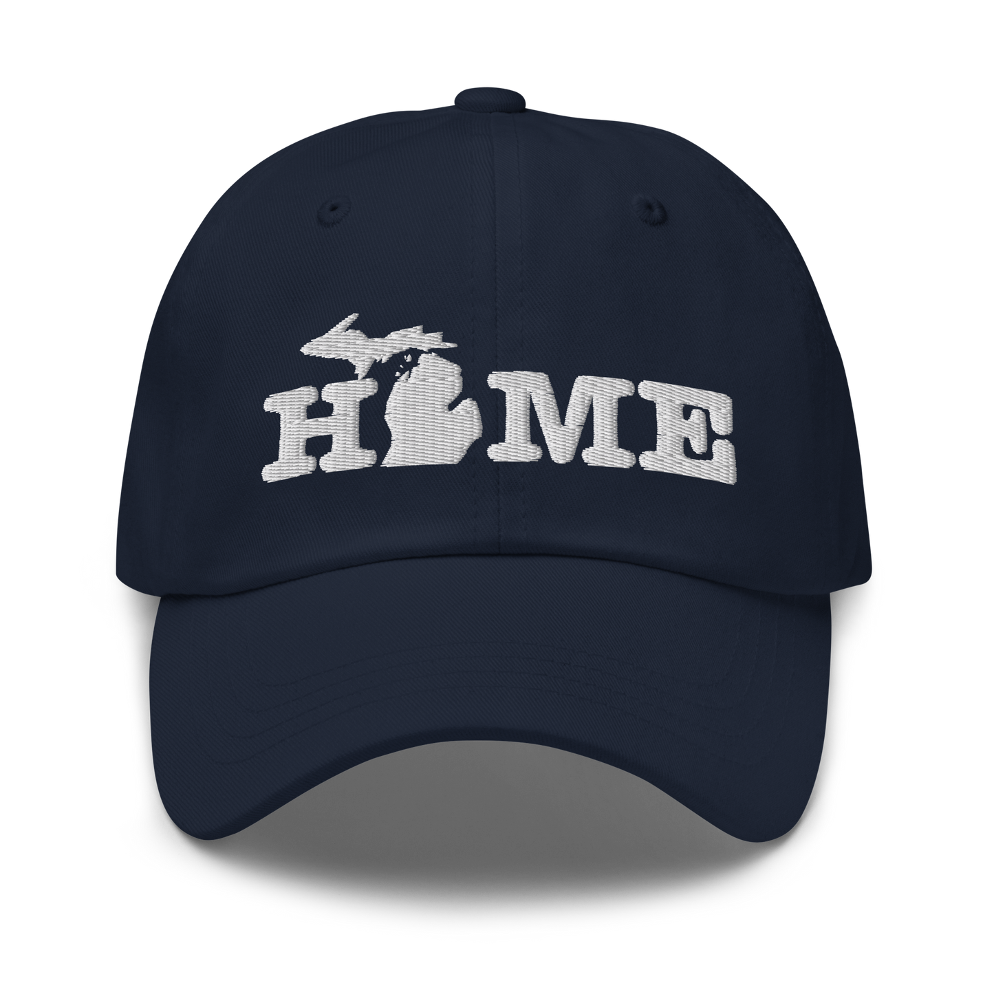 Michigan 'Home' Dad Hat (Typewriter Font)