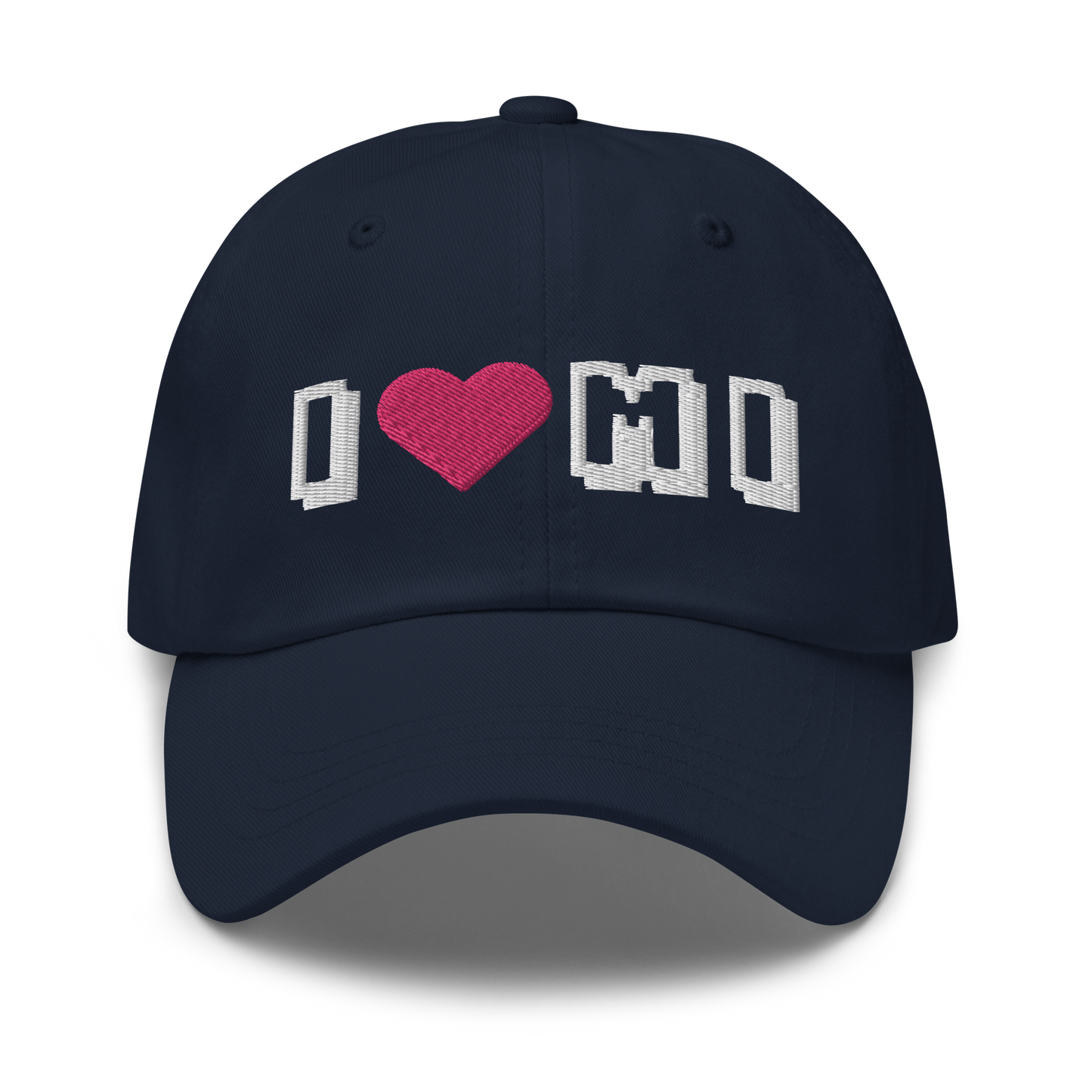 Michigan 'I ❤️ MI' Dad Hat (Arcade Font)