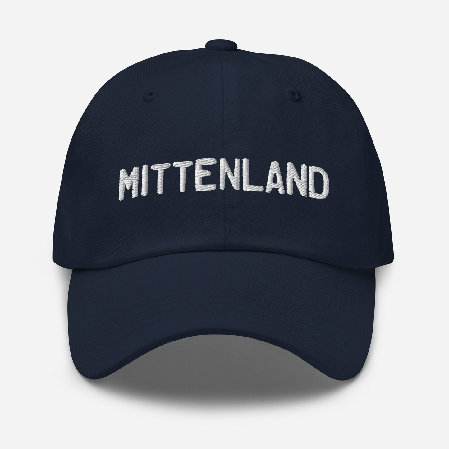 Michigan 'Mittenland' Dad Hat (Licence Plate Font)