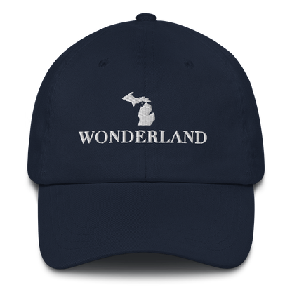 Michigan 'Wonderland' Dad Hat (Didone Font)