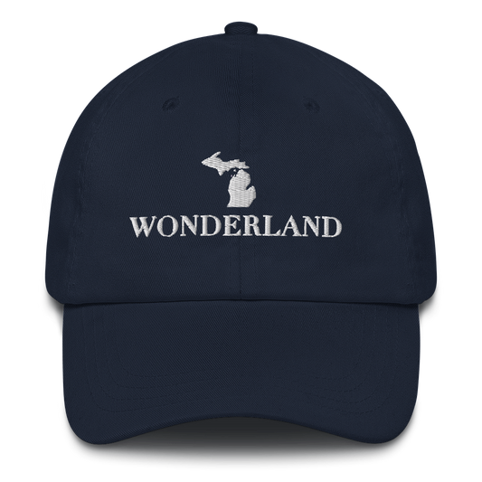 Michigan 'Wonderland' Dad Hat (Didone Font)