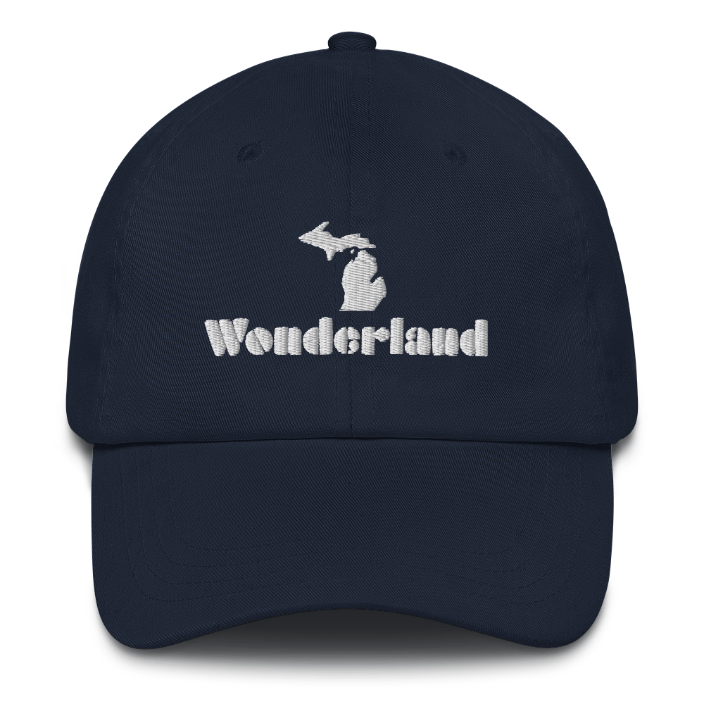 Michigan 'Wonderland' Dad Hat (Art Deco Font)