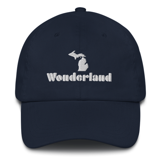 Michigan 'Wonderland' Dad Hat (Art Deco Font)