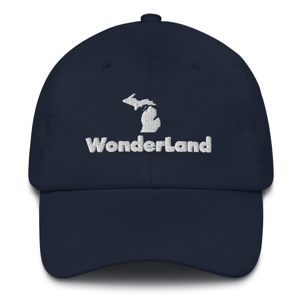 Michigan 'Wonderland' Dad Hat (Geometric Sans Font)