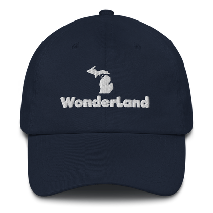 Michigan 'Wonderland' Dad Hat (Geometric Sans Font)