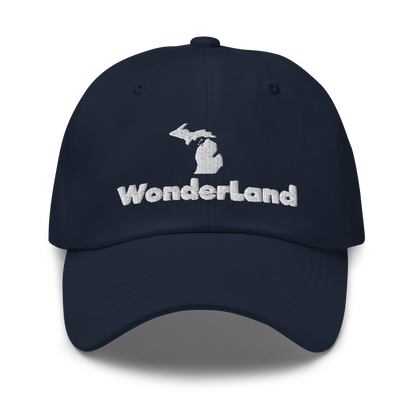 Michigan 'Wonderland' Dad Hat (Geometric Sans Font)