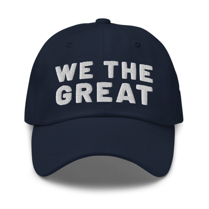 'We The Great' Dad Hat (w/ Great Lakes Side Design)