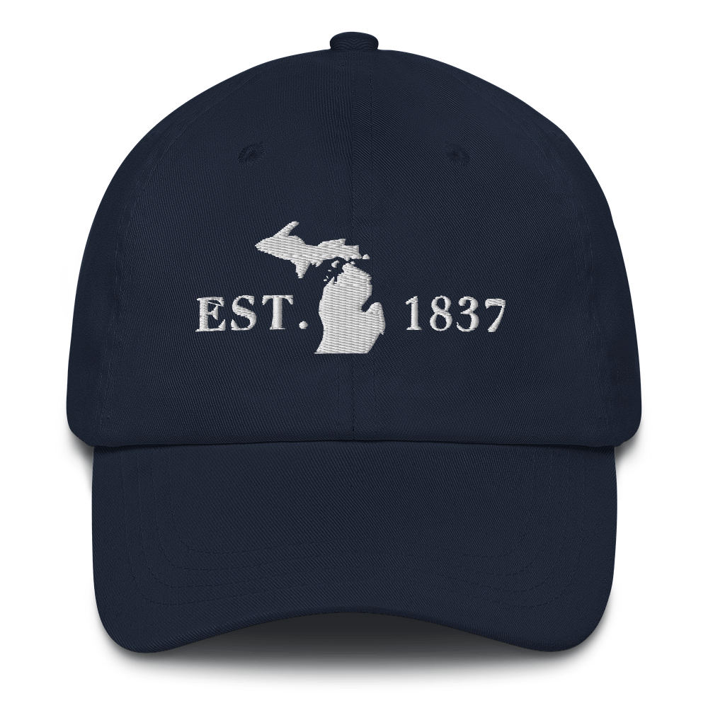 Michigan 'EST 1837' Dad Hat (Didone Font)