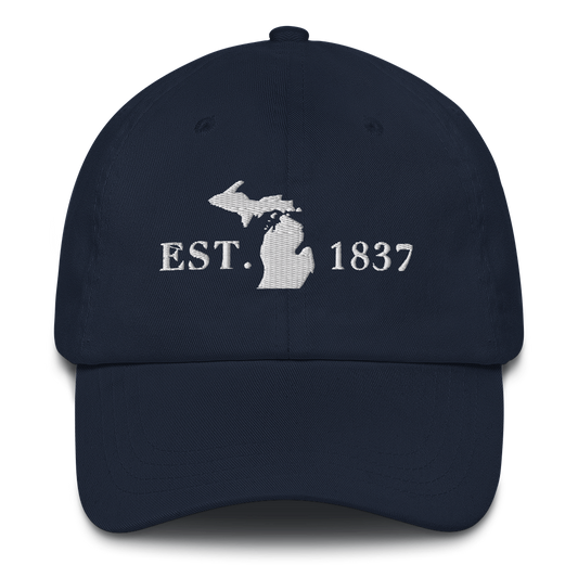 Michigan 'EST 1837' Dad Hat (Didone Font)