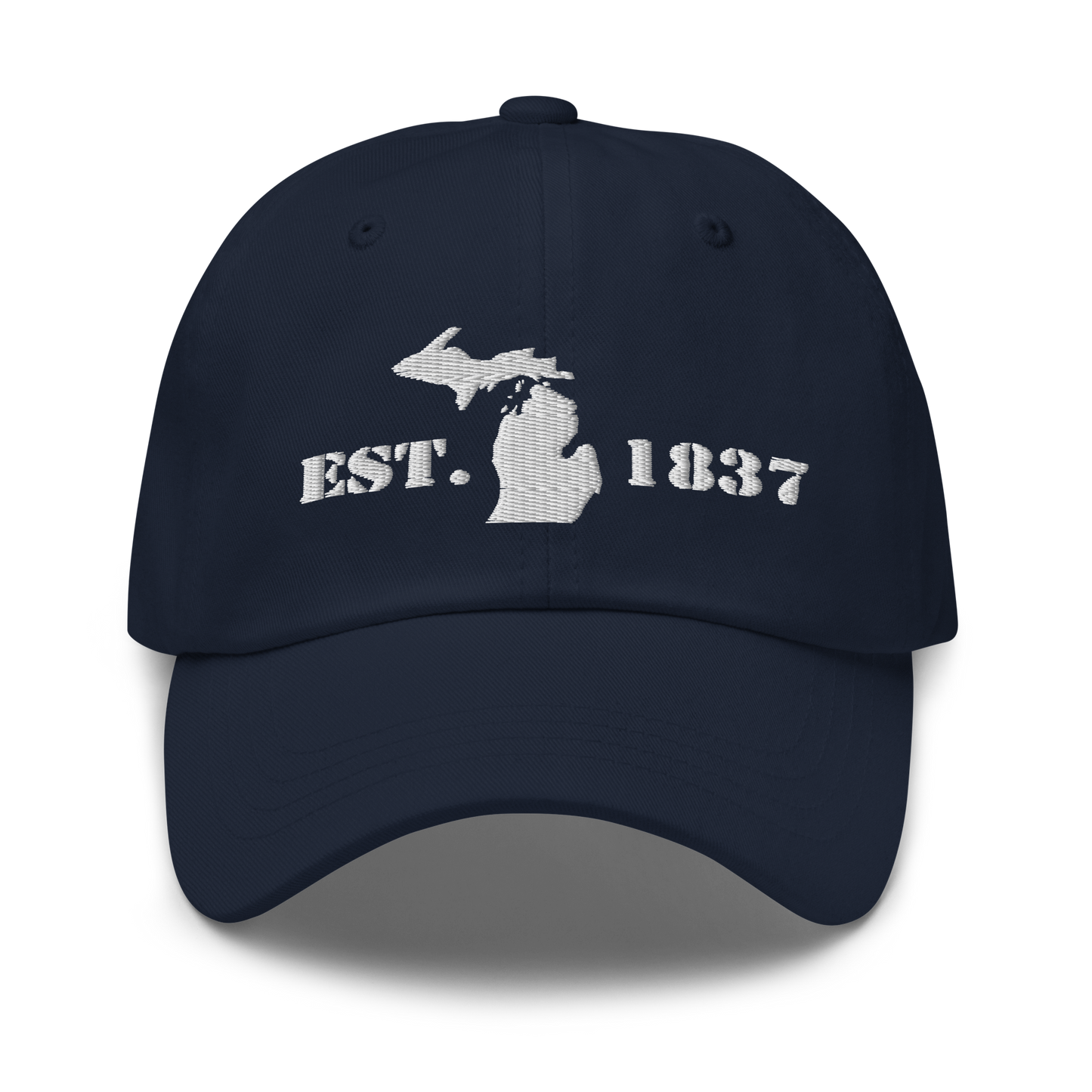 Michigan 'EST 1837' Dad Hat (Army Font)