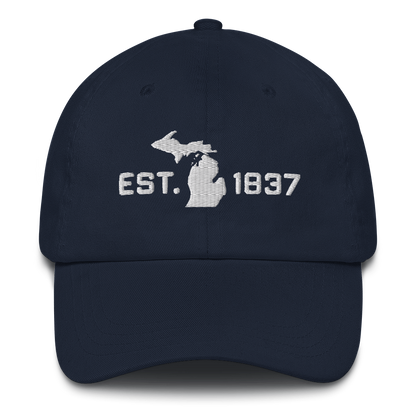 Michigan 'EST 1837' Dad Hat (Athletic Font)