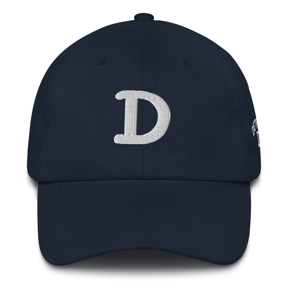 Detroit 'Old French D' Dad Hat (w/ Side Design)