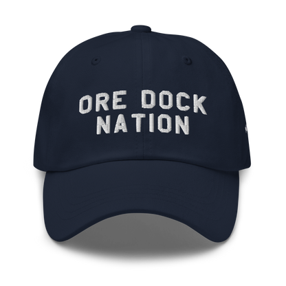 'Ore Dock Nation' Dad Hat (w/ 'Marquette' & UP Outline)