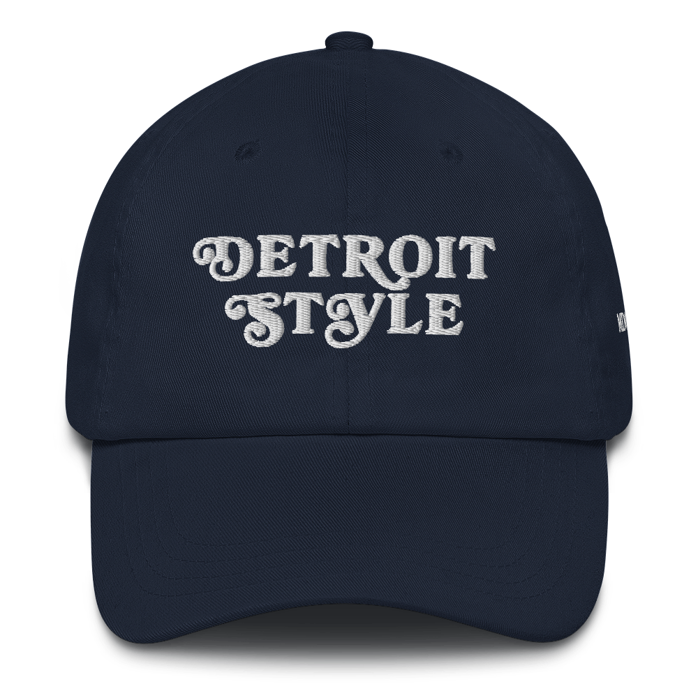 'Detroit Style' Dad Hat (w 'MDCCI' Side Design)