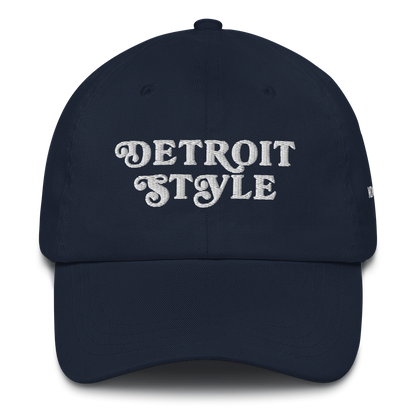 'Detroit Style' Dad Hat (w 'MDCCI' Side Design)