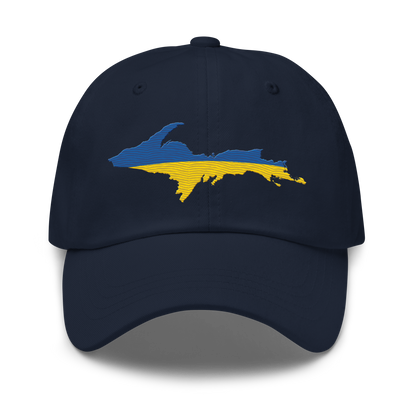 Michigan Upper Peninsula Dad Hat (Ukraine Edition)