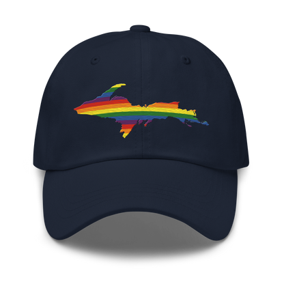 Michigan Upper Peninsula Dad Hat (Pride Edition)