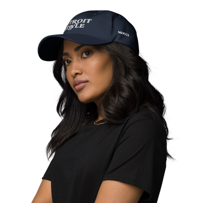 'Detroit Style' Dad Hat (w 'MDCCI' Side Design)