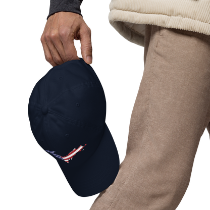 Michigan Upper Peninsula Dad Hat (Patriot Edition)