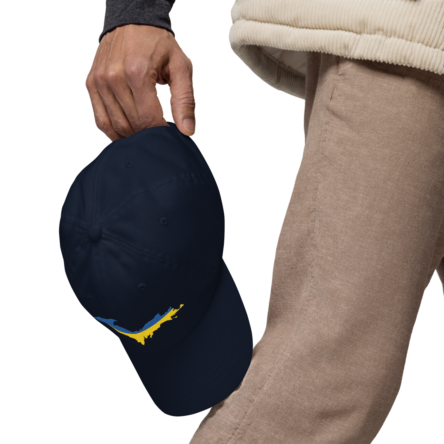 Michigan Upper Peninsula Dad Hat (Ukraine Edition)