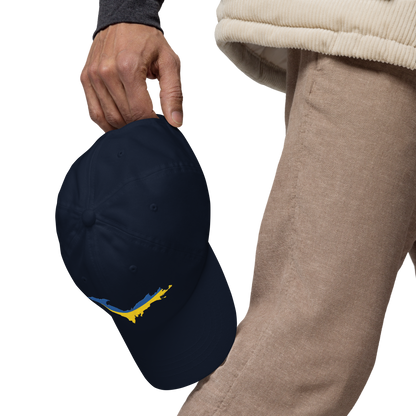 Michigan Upper Peninsula Dad Hat (Ukraine Edition)