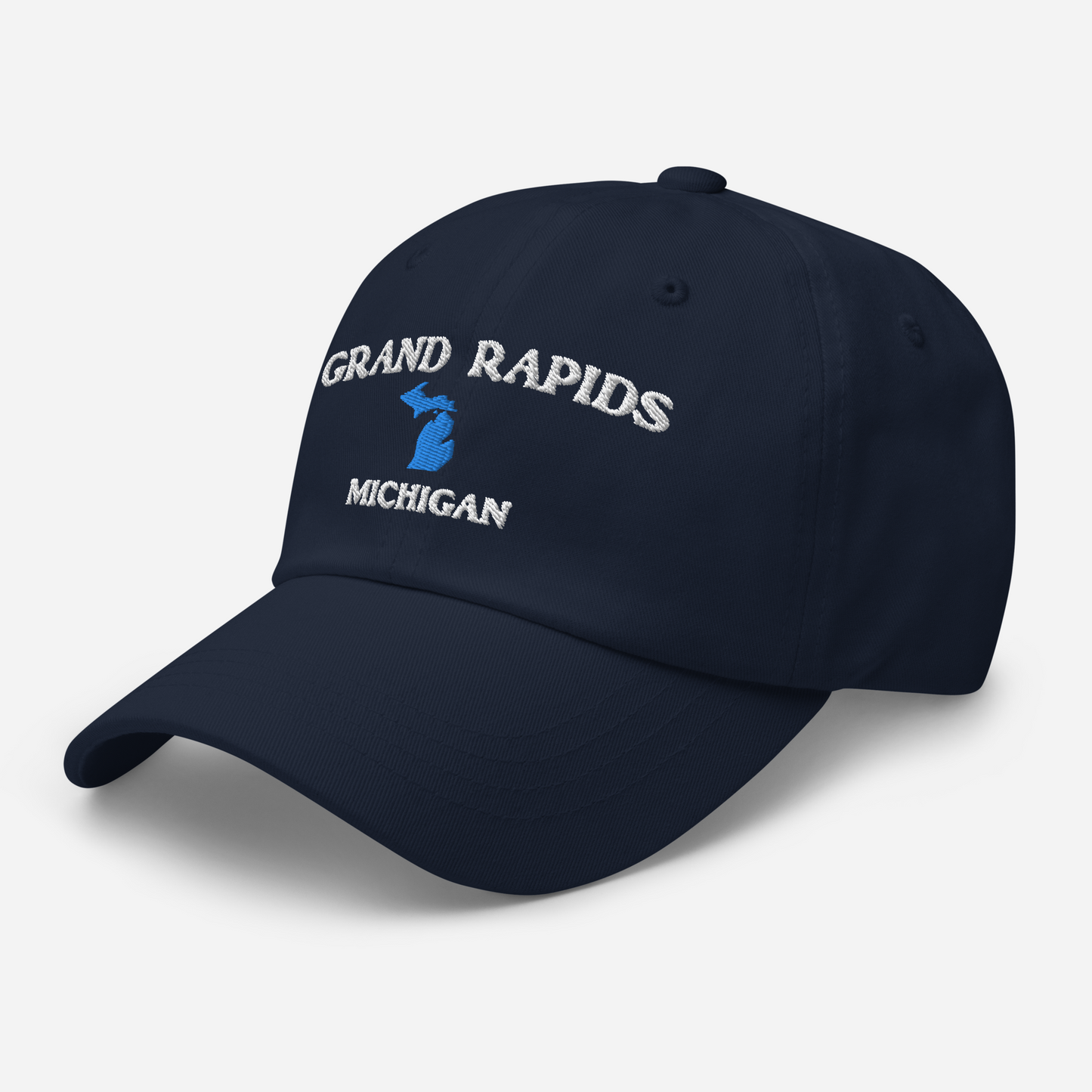 'Grand Rapids Michigan' Dad Hat (w/ Michigan Outline)