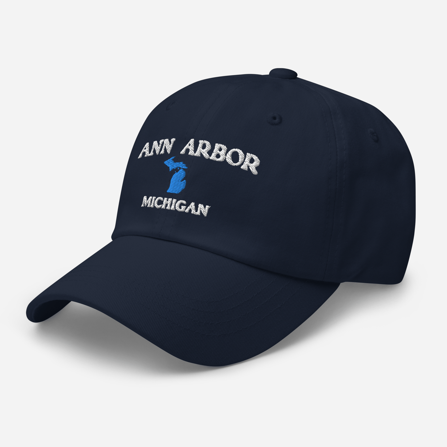 'Ann Arbor Michigan' Dad Hat (w/ Michigan Outline)