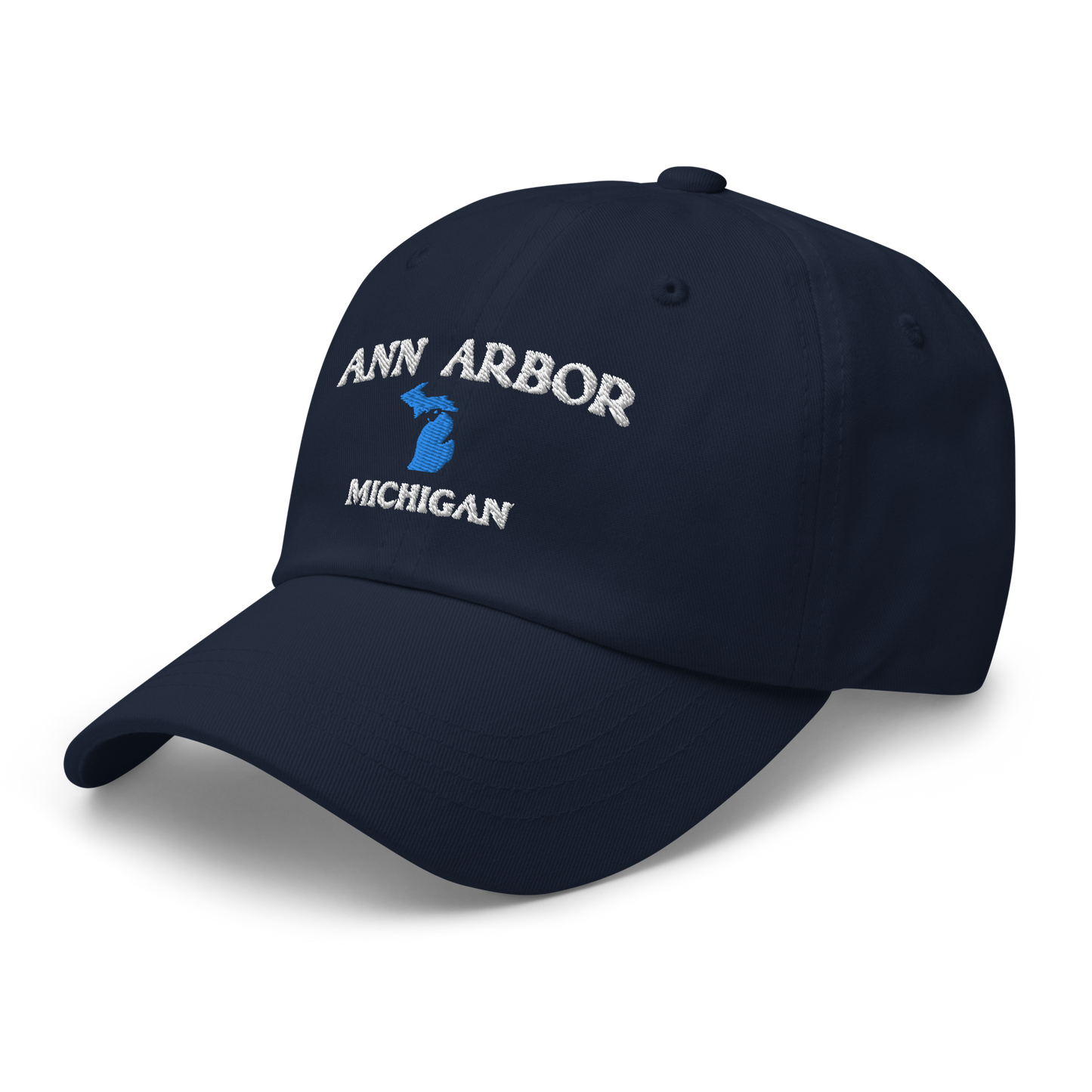 'Ann Arbor Michigan' Dad Hat (w/ Michigan Outline)