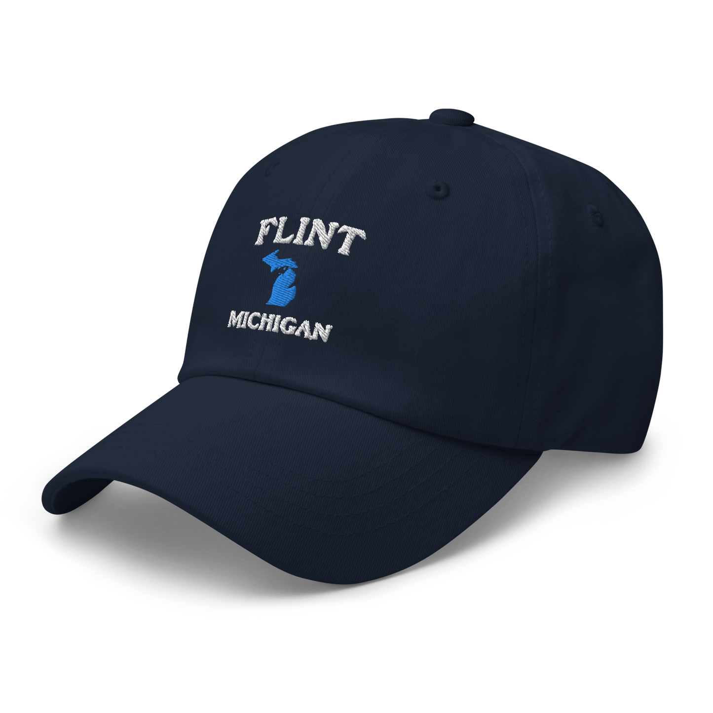 'Flint Michigan' Dad Hat (w/ Michigan Outline)