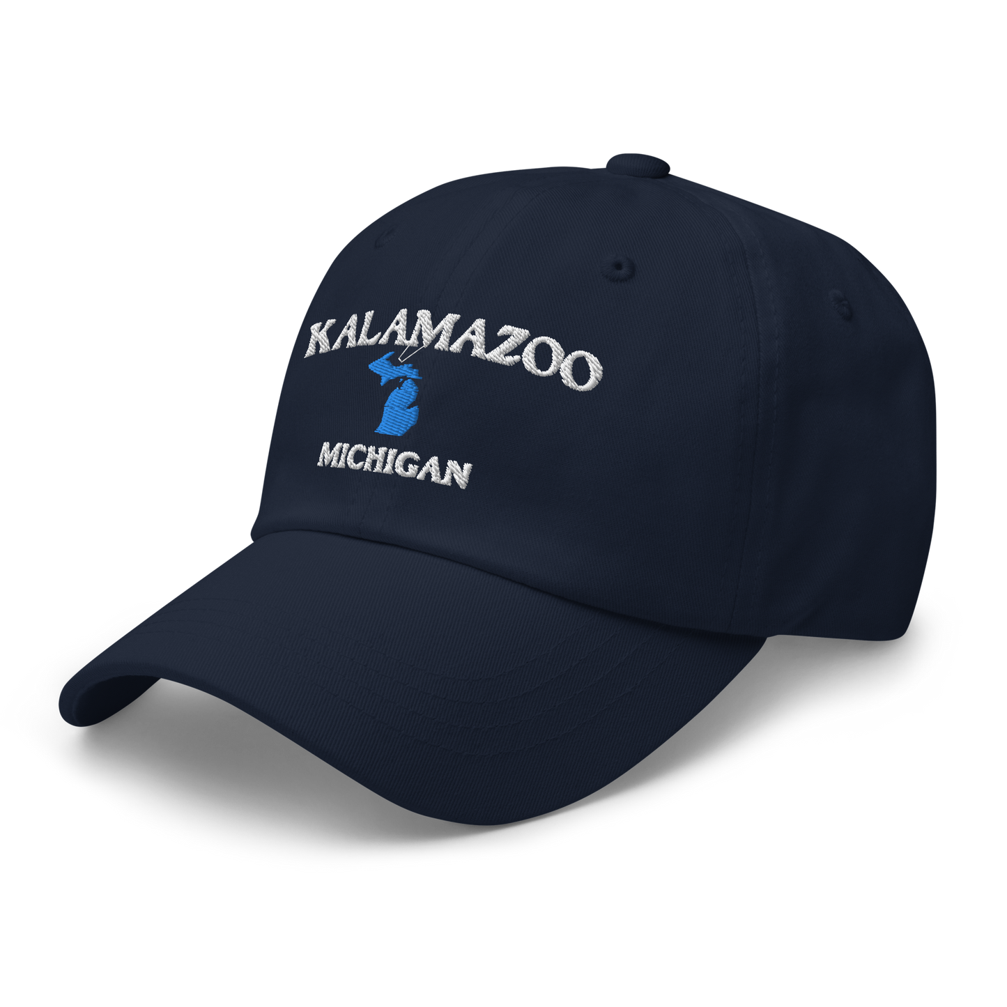 'Kalamazoo Michigan' Dad Hat (w/ Michigan Outline)