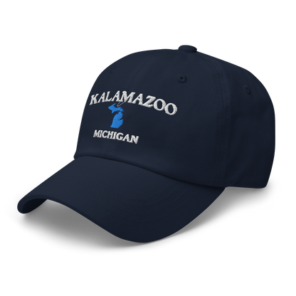 'Kalamazoo Michigan' Dad Hat (w/ Michigan Outline)