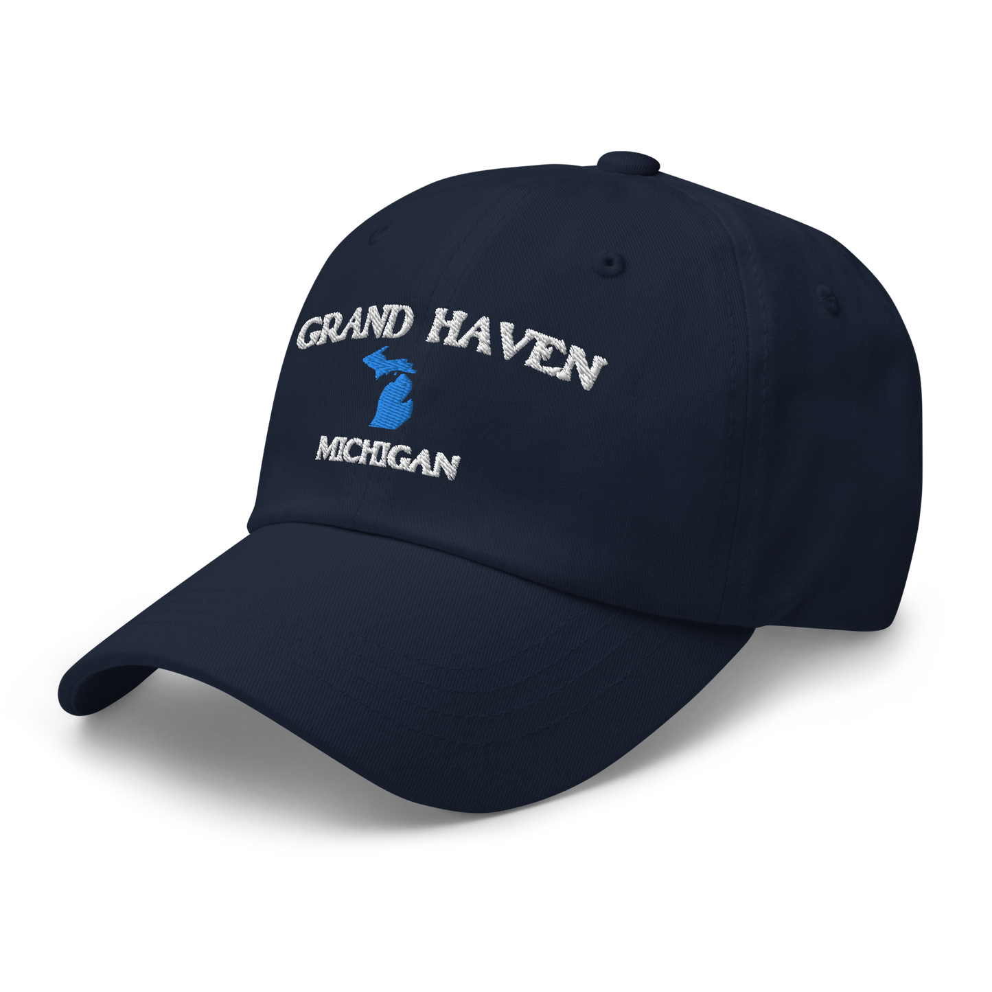 'Grand Haven Michigan' Dad Hat (w/ Michigan Outline)