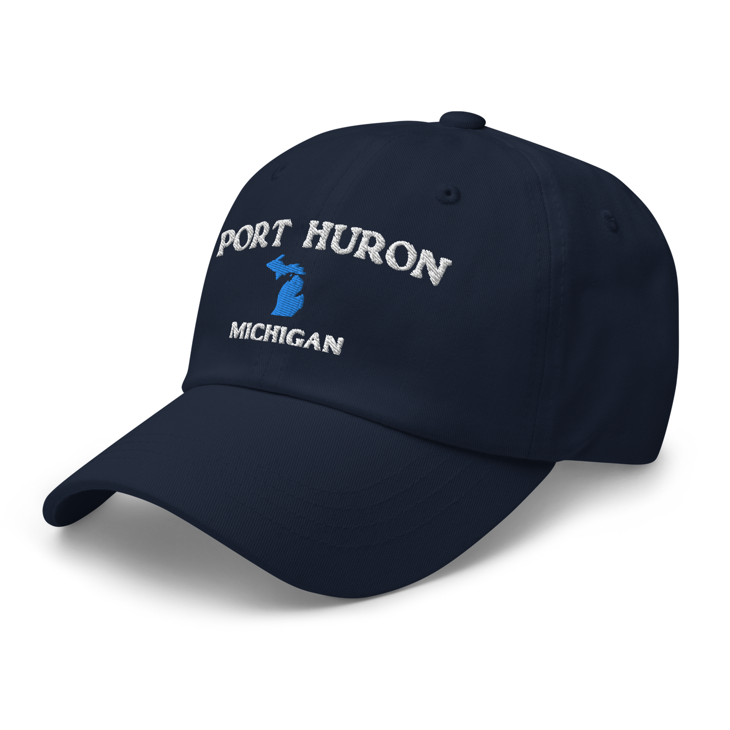 'Port Huron Michigan' Dad Hat (w/ Michigan Outline)