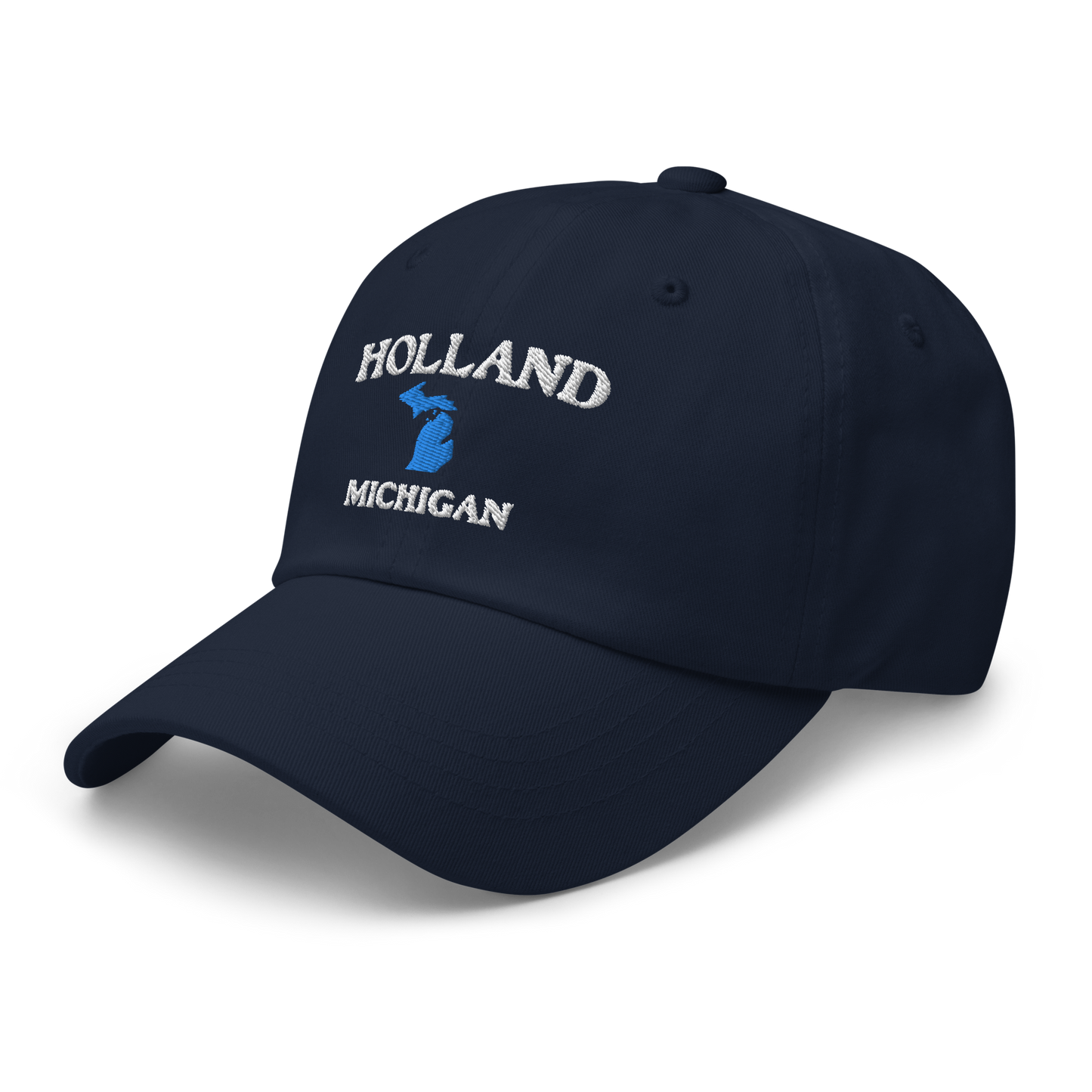 'Holland Michigan' Dad Hats (w/ Michigan Outline)