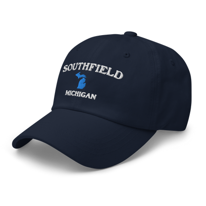 'Southfield Michigan' Dad Hat (w/ Michigan Outline)