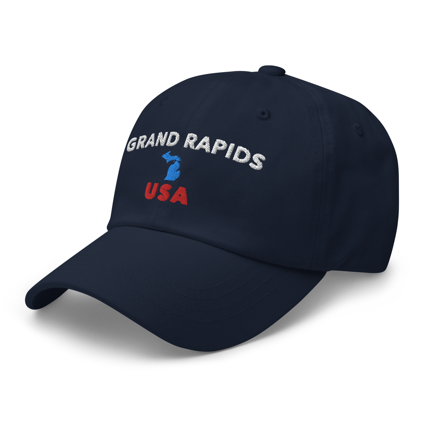 'Grand Rapids USA' Dad Hat (w/ Michigan Outline)