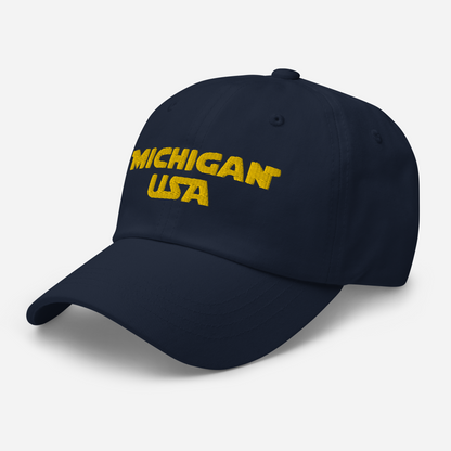 'Michigan USA' Dad Hat (Epic Sci-Fi Parody)