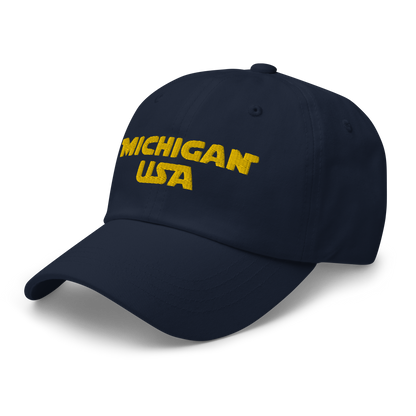 'Michigan USA' Dad Hat (Epic Sci-Fi Parody)